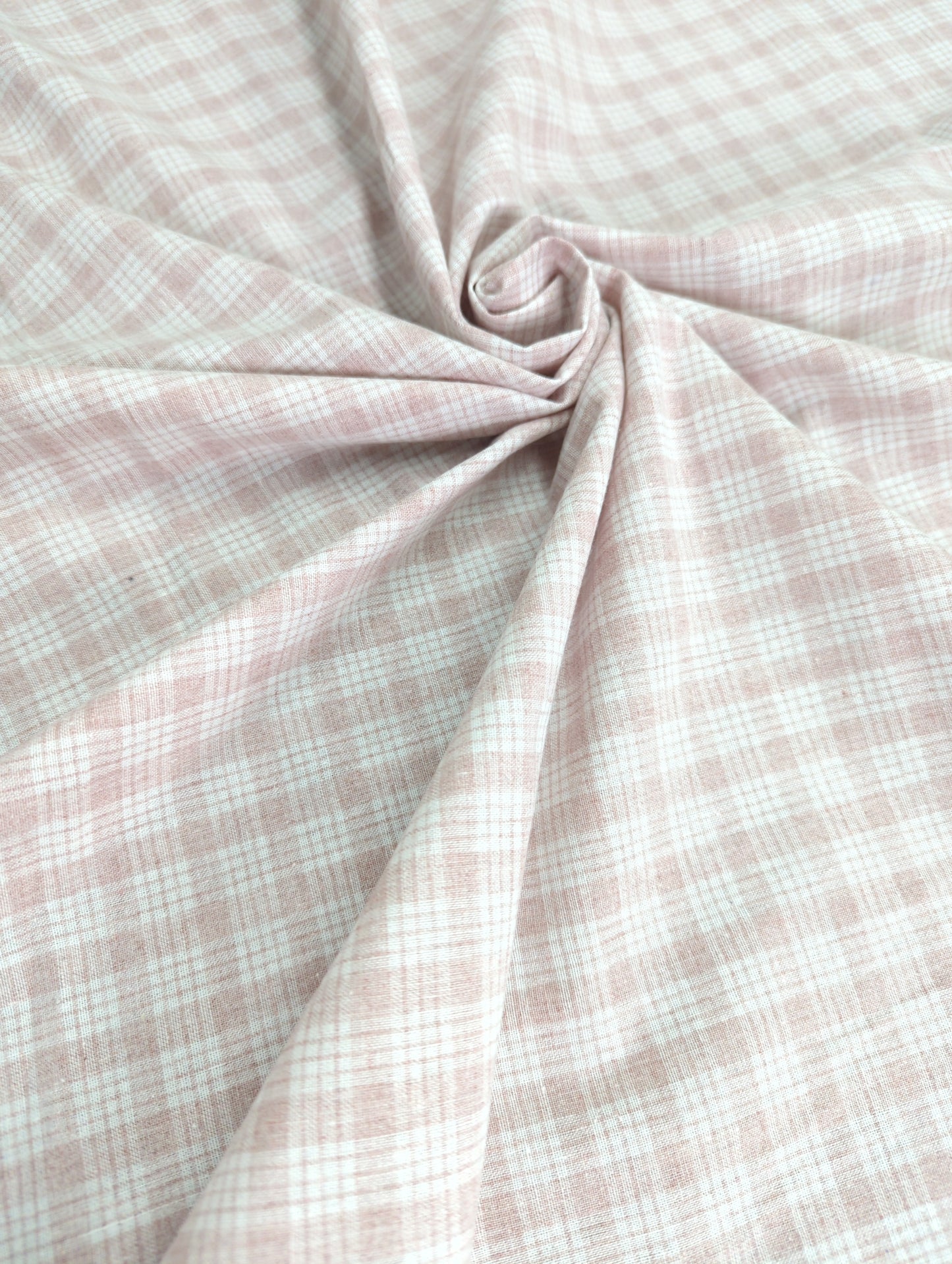 Tartan Plaid, Pale Pink