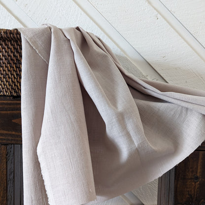 Linen fabric by the yard. Multipurpose medium weight linen blend fabric.