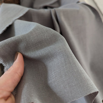 Linen fabric by the yard. Multipurpose medium weight linen blend fabric.
