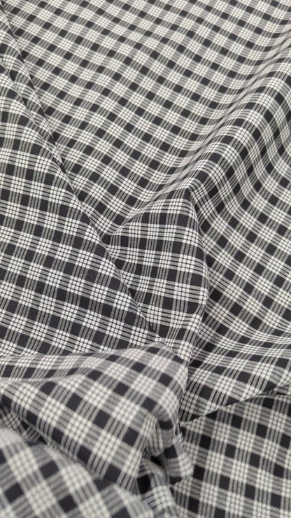 Tartan Plaid, Black & White