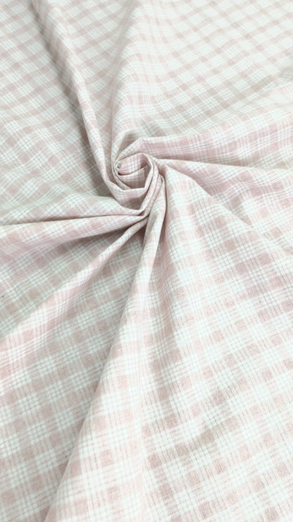 Tartan Plaid, Pale Pink