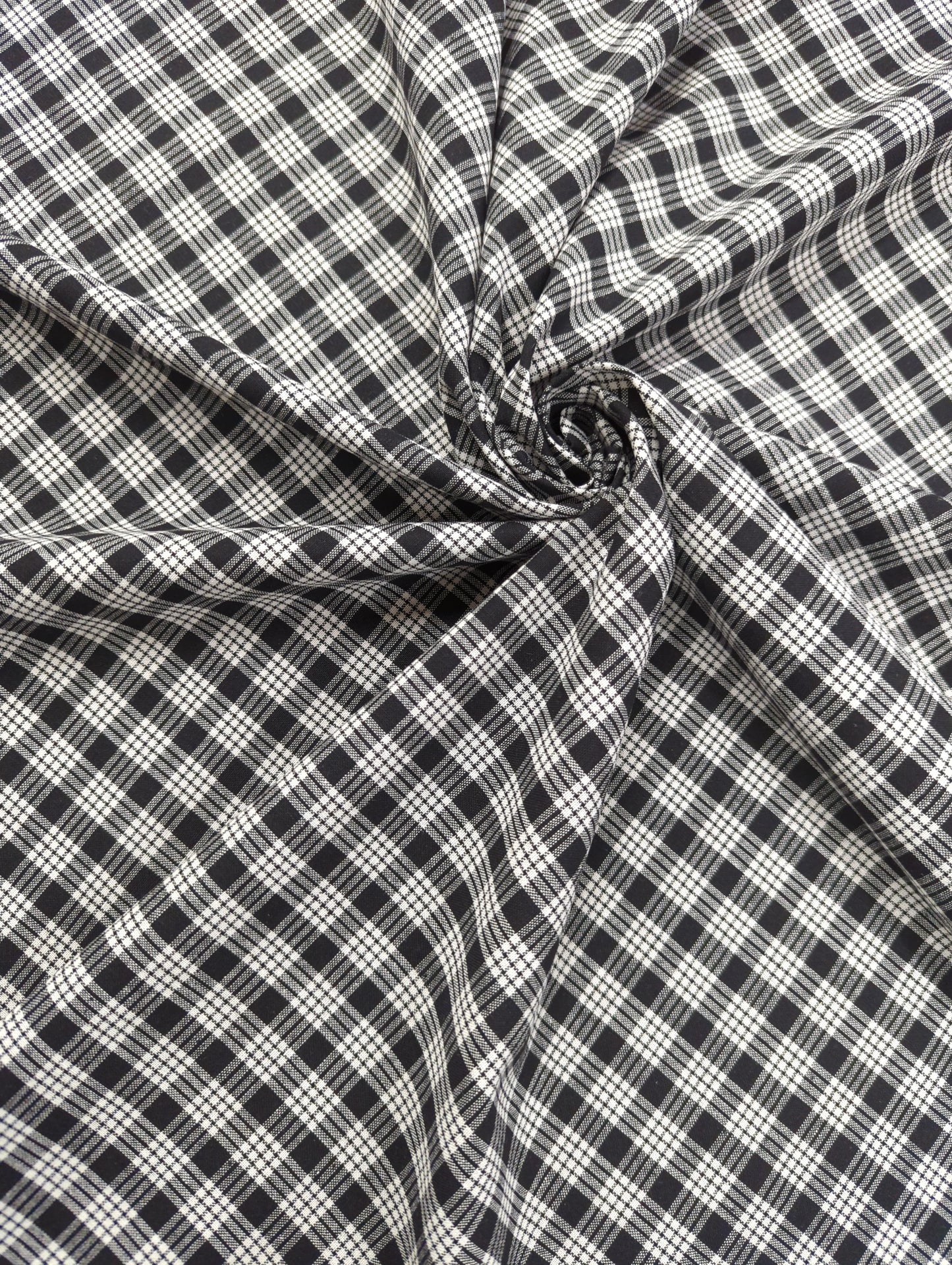 Tartan Plaid, Black & White