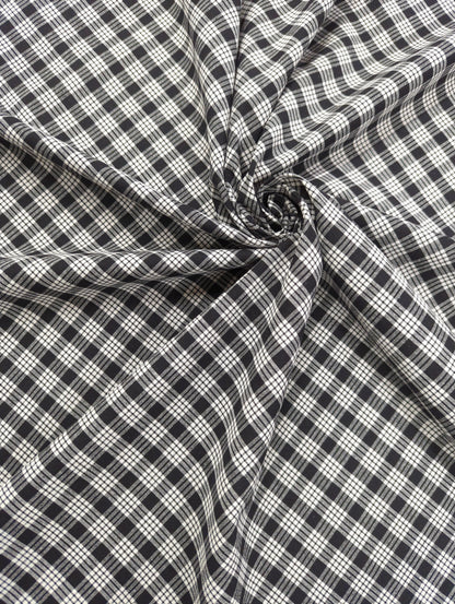 Tartan Plaid, Black & White