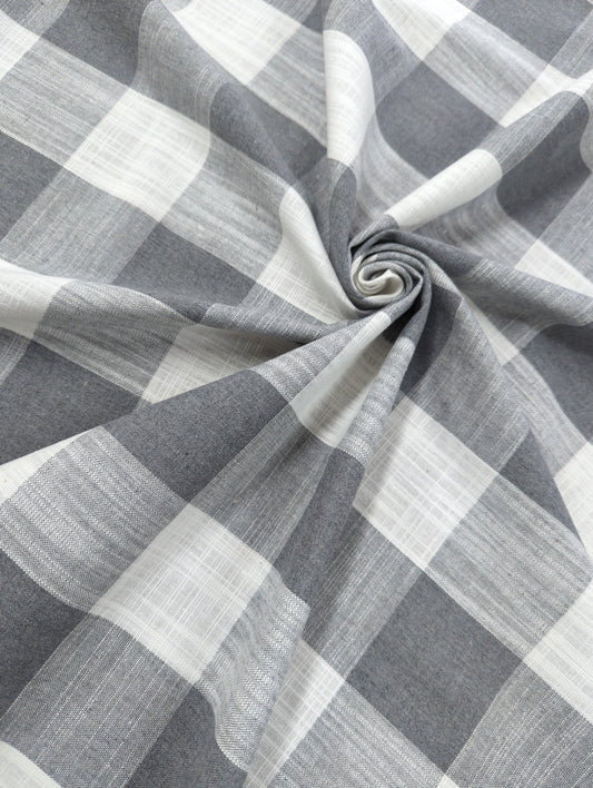 Buffalo Plaid, Grey & White