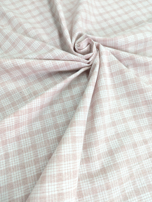 Tartan Plaid, Pale Pink