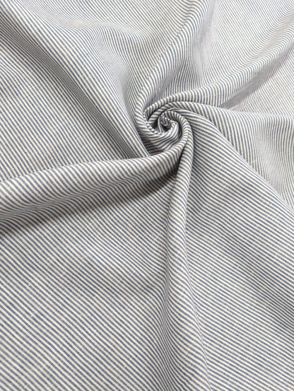 Pinstripe, White & Blue